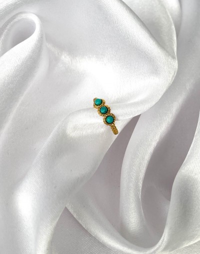 Bague Green Pearl